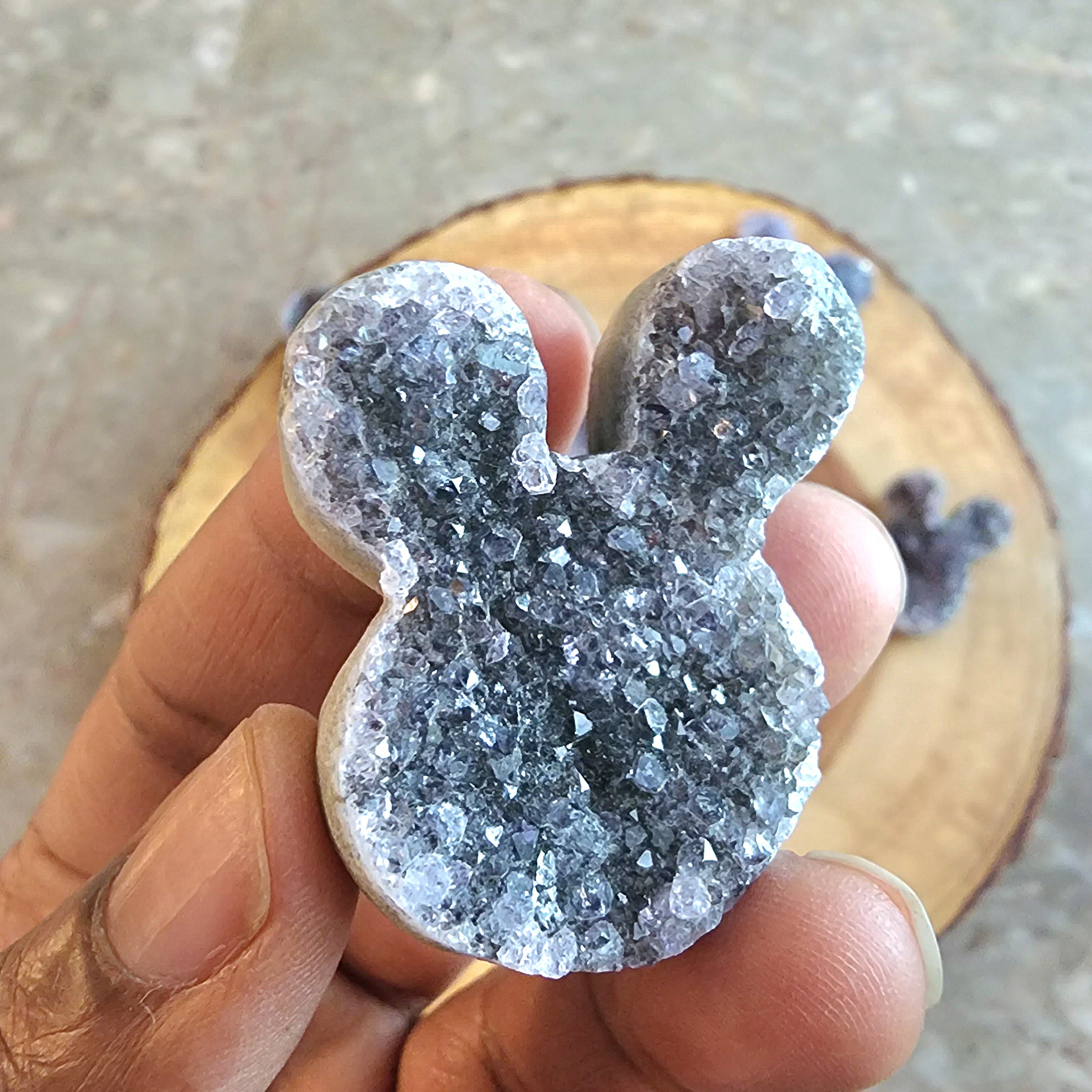 Druzy Amethyst Ears