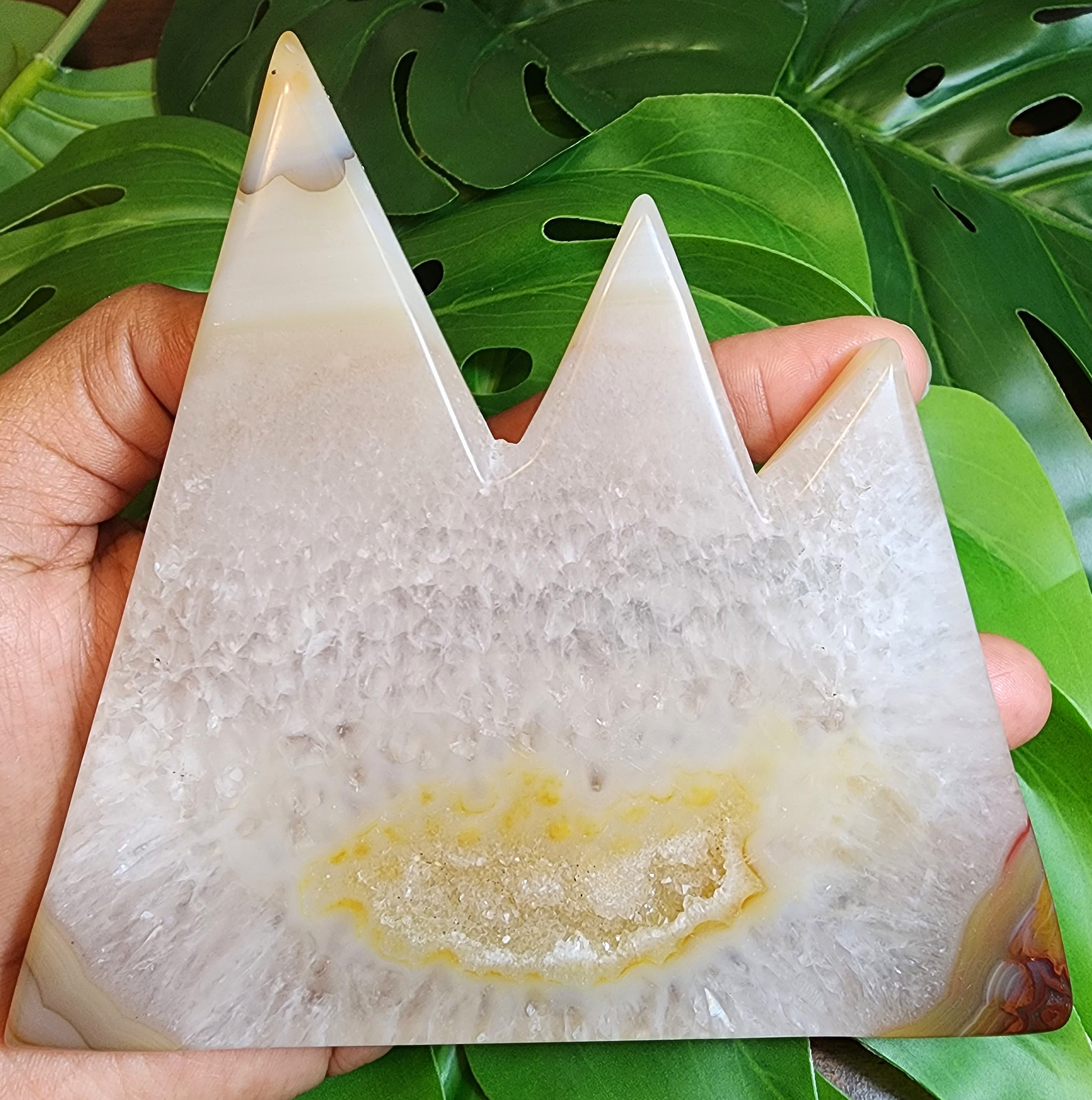 Druzy Agate Mountains