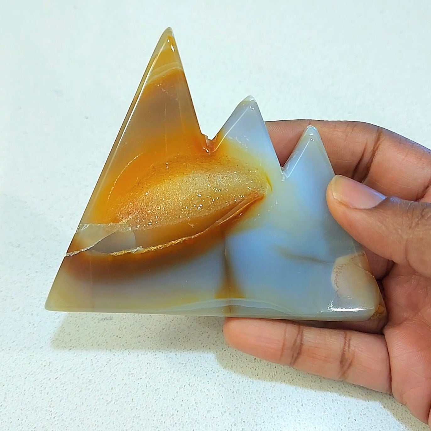 Druzy Agate Mountains