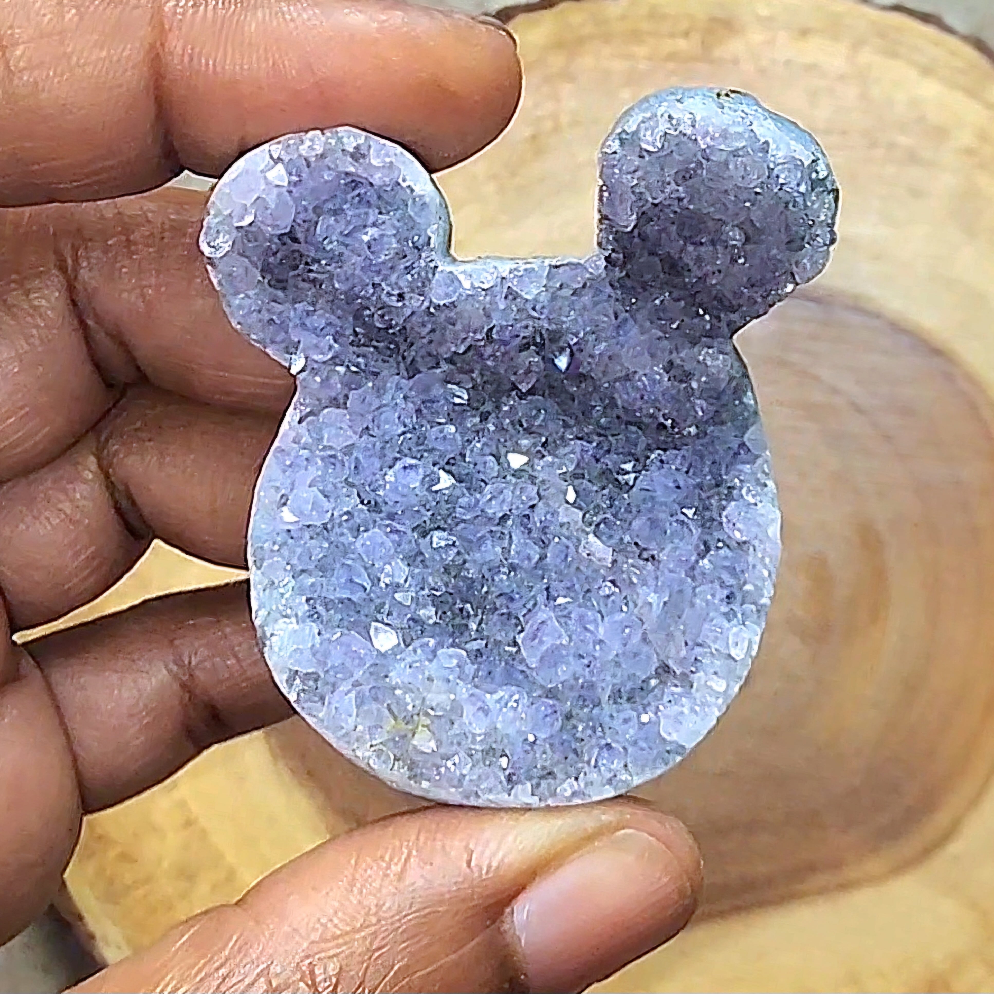 Druzy Amethyst Ears