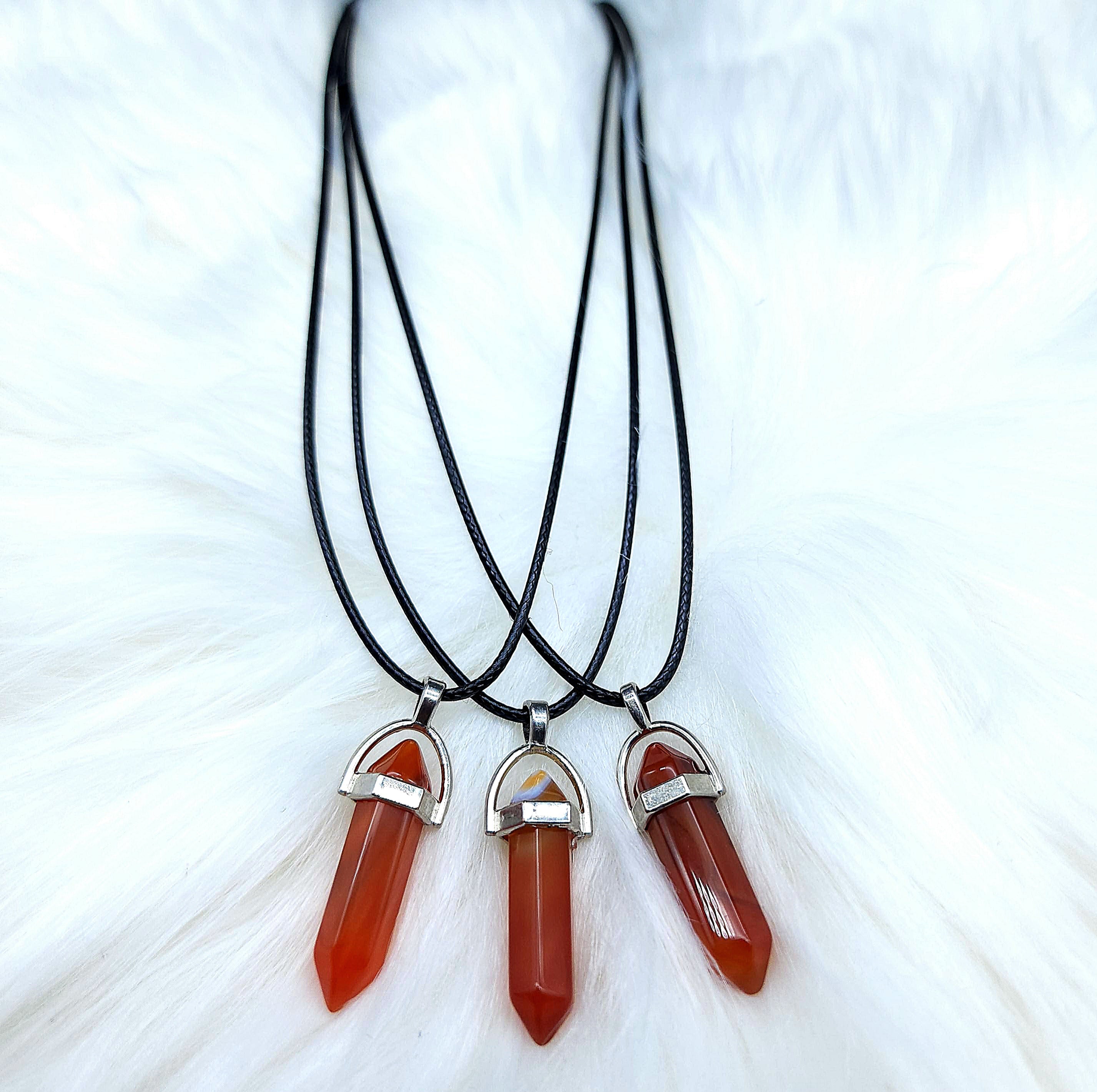Double Terminated Crystal Necklace