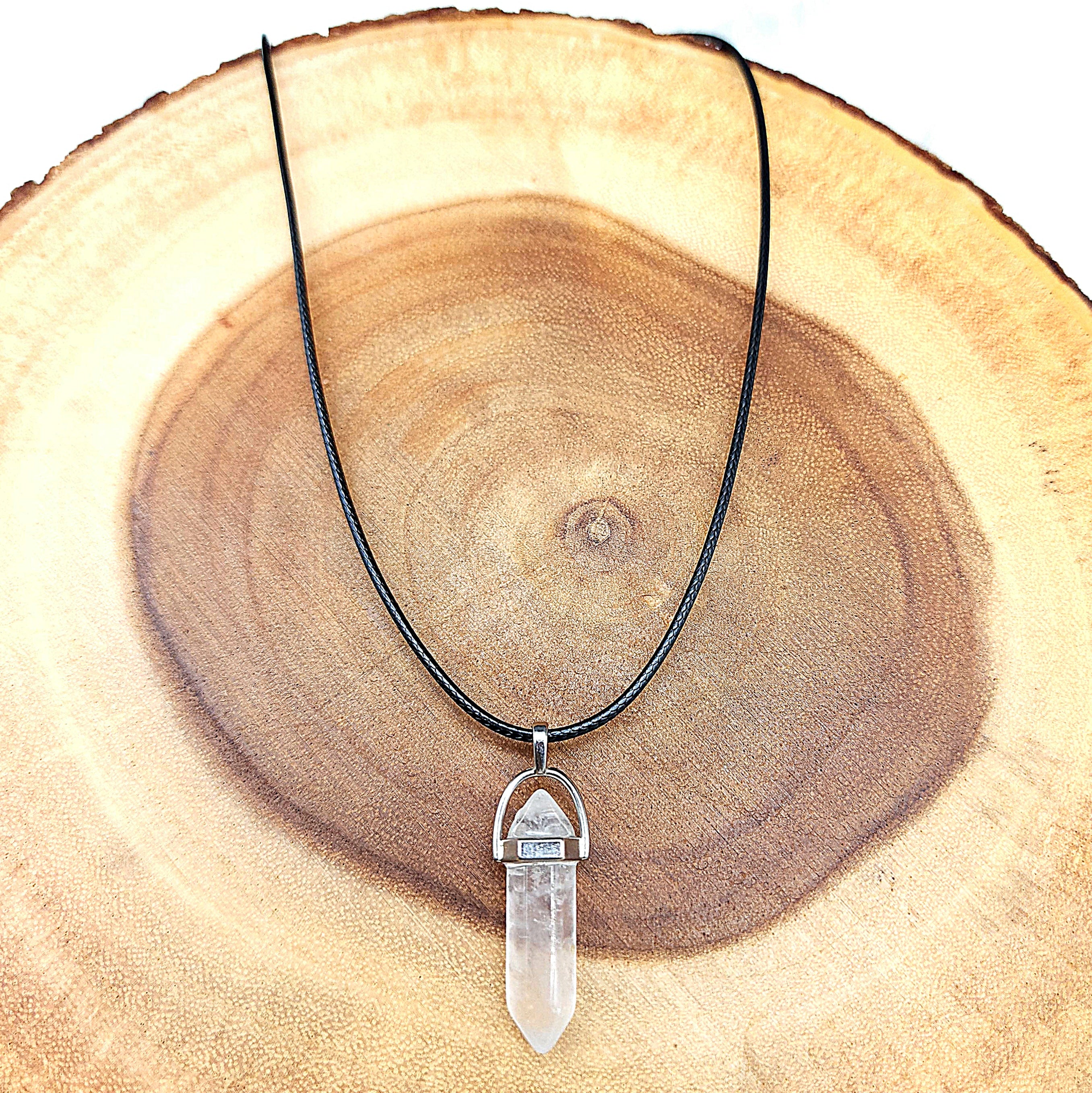 Double Terminated Crystal Necklace