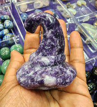 Lepidolite Witch Hat