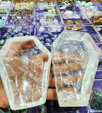 Coffin Offering Bowls in Clear Quartz