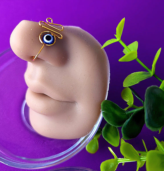 Evil Eye Nose Ring (Clip on)