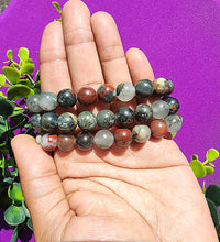 10mm African Bloodstone Bracelet