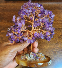 Amethyst Copper Wire Bonsai Tree