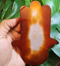 Druzy Carnelian Hamsa