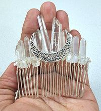 Quartz Moon Goddess Comb