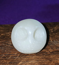 White Jade Skull Carving