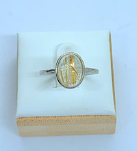 Gold Rutilated Quartz Ring