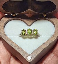 Oval Cut Peridot Ring