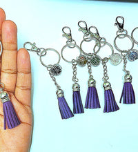 Caged Crystal Keychain