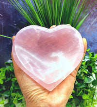 Large Rose Quartz Heart Bowl