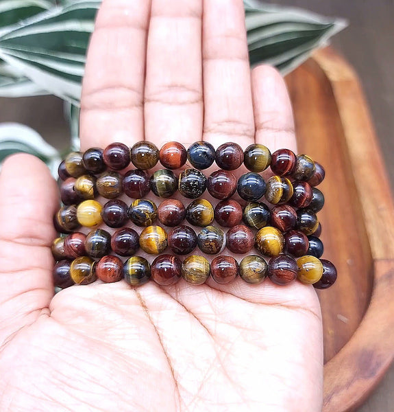 Multicolor Tigers Eye Bracelet