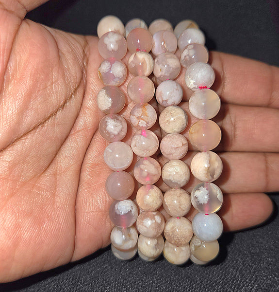 Flower Agate Bracelet