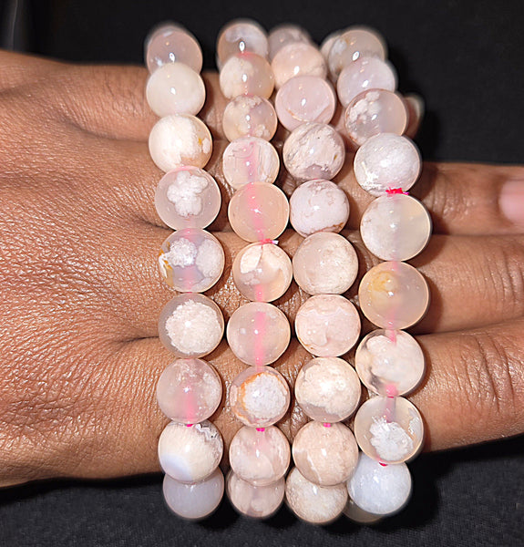 Flower Agate Bracelet