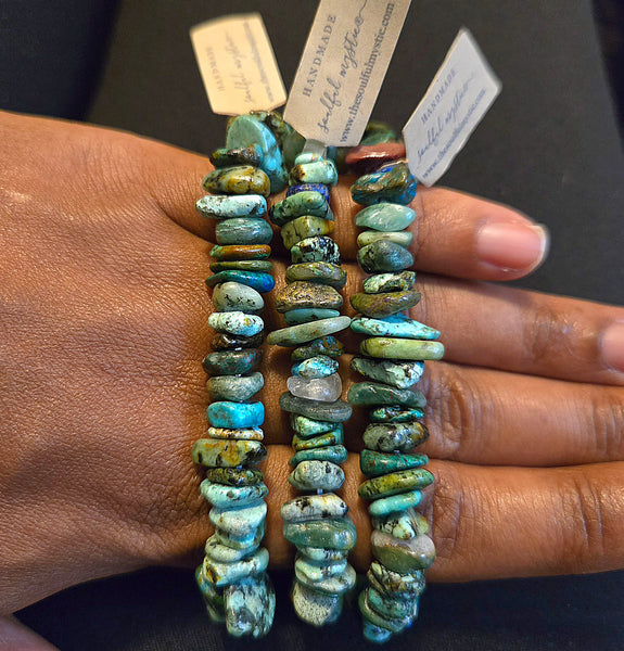 Turquoise w/Azurite Bracelet