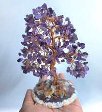 Amethyst Copper Wire Bonsai Tree