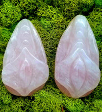 Rose Quartz Yoni Carving