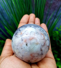 Purple Flower Agate Spheres