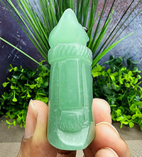 Green Aventurine Baby Alien Carving