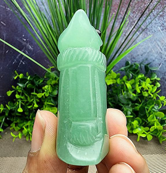 Green Aventurine Baby Alien Carving