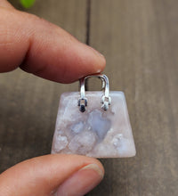 Flower Quartz Purse Necklace