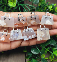 Flower Quartz Purse Necklace