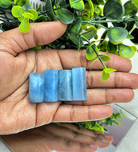 Rich Blue Aquamarine Beryl Cylinders