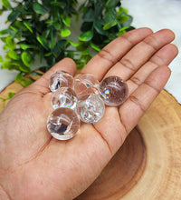 Rainbow Crackle Quartz Spheres