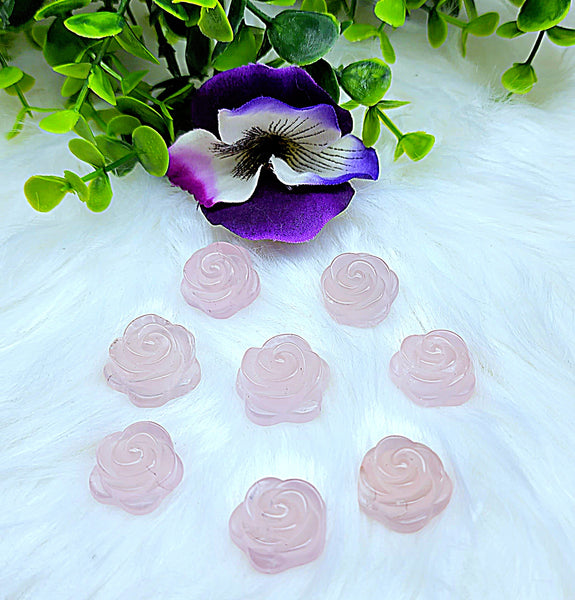 Adorable Rose Quartz Roses