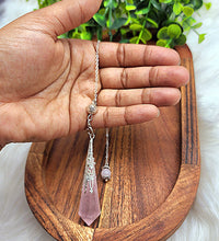 Fancy Rose Quartz Pendulum