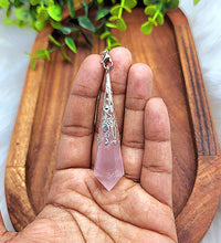 Fancy Rose Quartz Pendulum