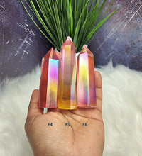 Rainbow Aura Quartz Towers