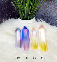 Rainbow Aura Quartz Towers