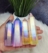 Rainbow Aura Quartz Towers