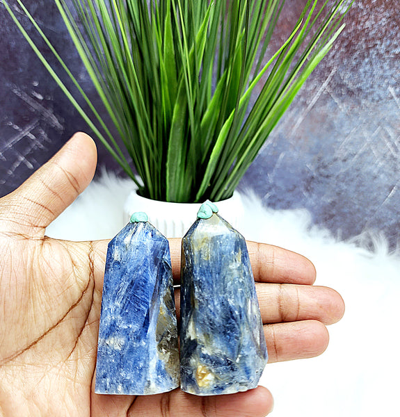 Rich Blue Kyanite Towers