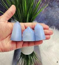 Calming Blue Chalcedony Towers