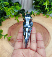 Hematite Bird Skull Carving