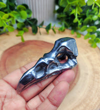 Hematite Bird Skull Carving