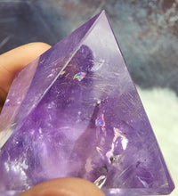 Gemmy Amethyst Pyramid Carving