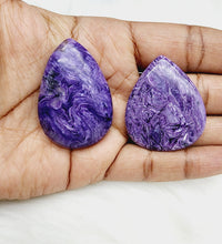 HQ Russian Charoite Teardrop Cabochons