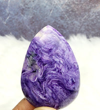 HQ Russian Charoite Teardrop Cabochons