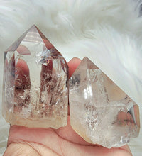 Chunky Light Smokey Quartz Towers