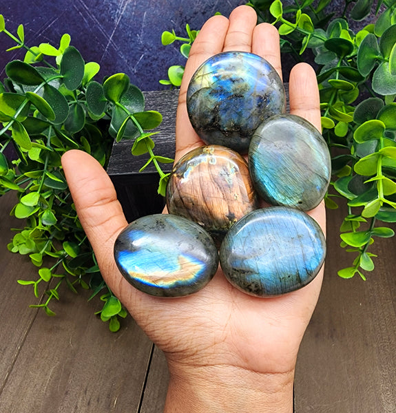 AAA Quality Labradorite Palmstones