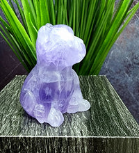 Fluorite Boston Terrier Carvings