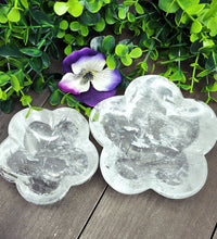 Clear Quartz Flower Bowls