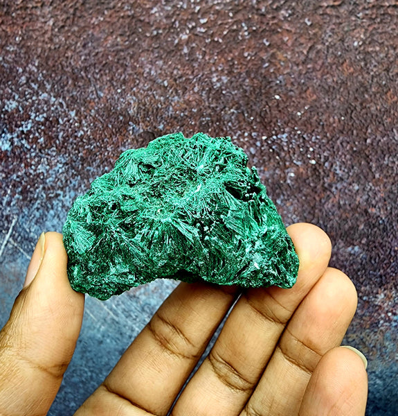 Fibrous Malachite Specimen