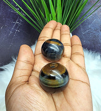 Blue Tigers Eye Spheres